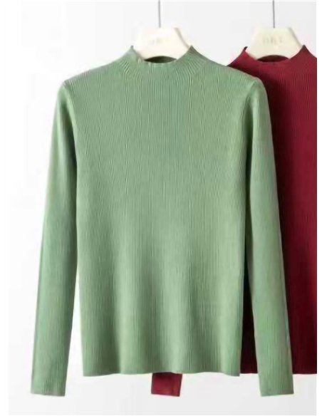 Jersey canalé cuello perkins