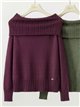 Jersey cuello barco trenzado