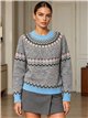 Jersey jacquard nórdico