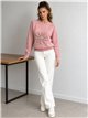 Jersey flor lentejuelas