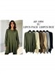 Maxi sweater with pockets
