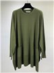 Maxi sweater with pockets