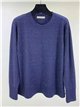 Shimmer knit sweater with centre seam