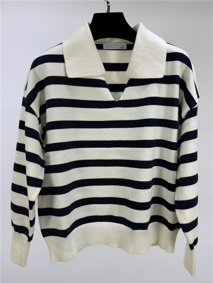 Jersey rayas cuello polo