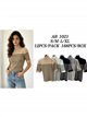 Jersey rayas cuello alto