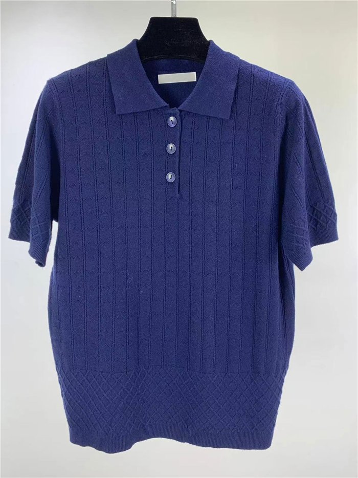 Jersey polo de punto textura