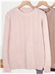 Jersey trenzas cuello redondo