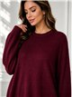 Relaxed rhinestone knit sweater