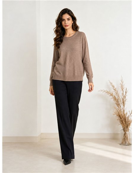 pull oversize géométrique