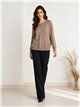 pull oversize géométrique