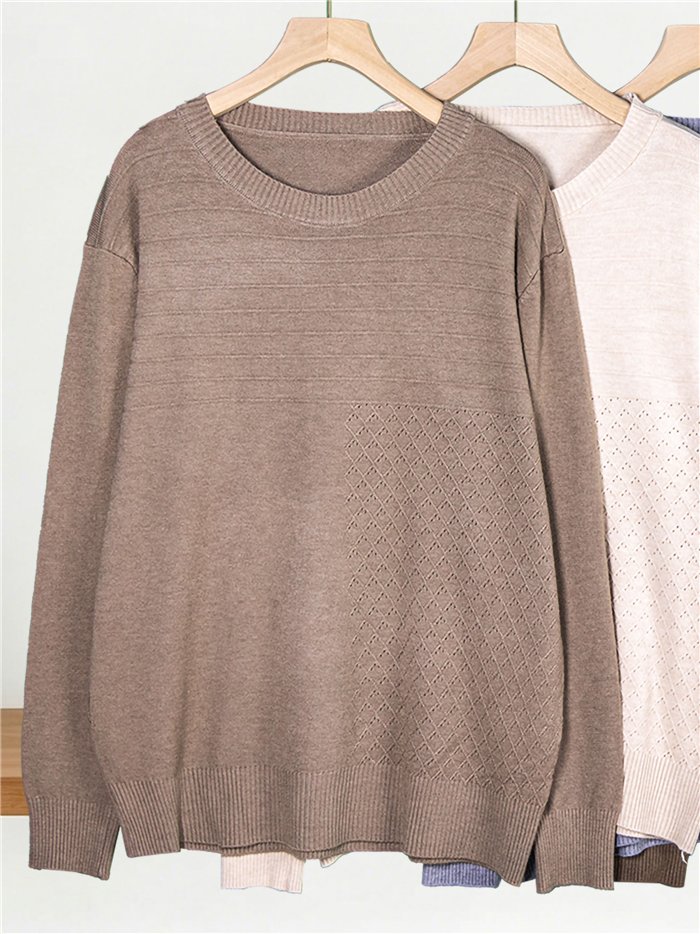 pull oversize géométrique