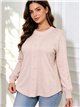 Oversized Button-Down-Pullover
