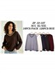Jersey cuello pico ribetes