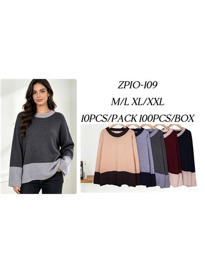 Jersey de punto bicolor 2