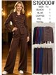 Conjunto chaqueta militar de punto y pantalón wide leg