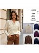 Militärstrickjacke mit Fröschen