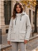 Parka con cappuccio e tasche cargo