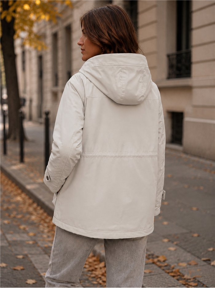 Parka con cappuccio e tasche cargo