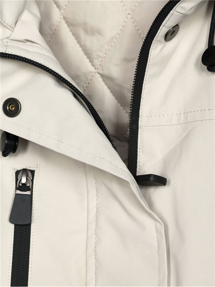 Parka con cappuccio e tasche cargo