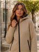 Giacca imbottita reversibile con cappuccio