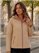 Giacca imbottita reversibile con cappuccio