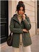 Parka gommato con cappuccio