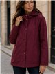 Parka gommato con cappuccio
