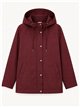 Parka gommato con cappuccio