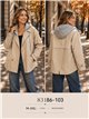 Trench imbottito con cappuccio
