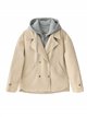 Trench imbottito con cappuccio
