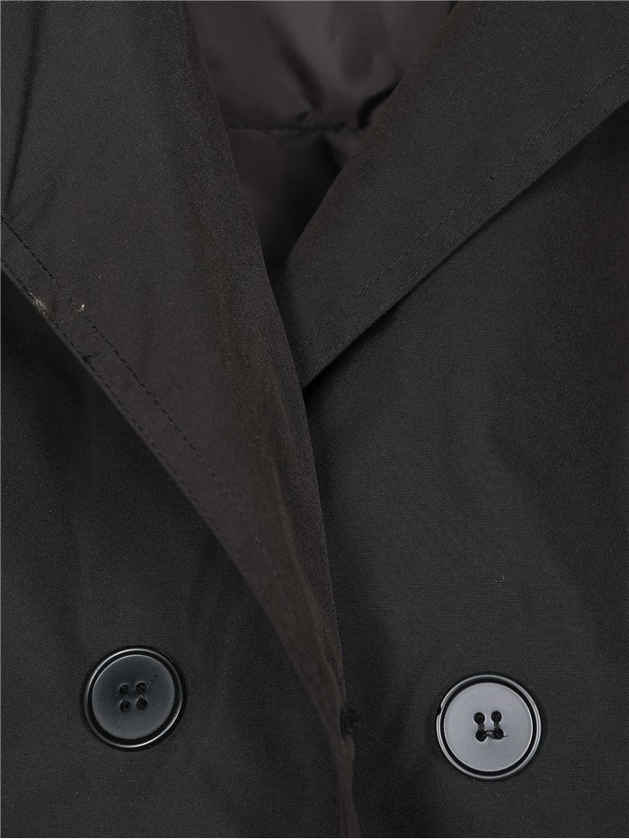 Trench imbottito con cintura