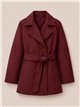 Trench imbottito con cintura