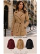 Trench imbottito con cintura