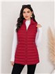 Gilet imbottito lungo reversibile