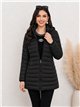 Cappotto imbottito con cappuccio