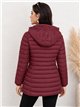 Cappotto imbottito con cappuccio