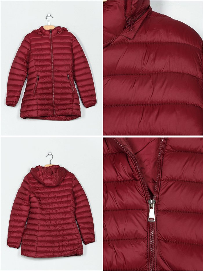 Cappotto imbottito con cappuccio