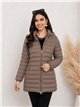 Cappotto imbottito con cappuccio