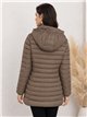 Cappotto imbottito con cappuccio