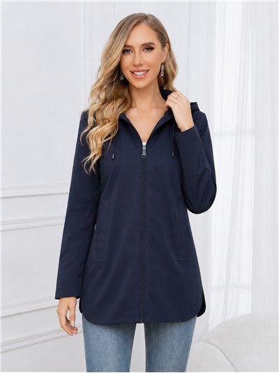 Parka reversibile con cappuccio