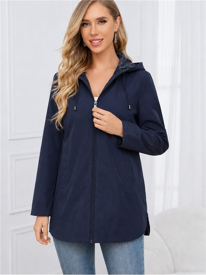 Parka reversibile con cappuccio