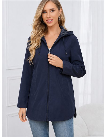 Parka reversibile con cappuccio