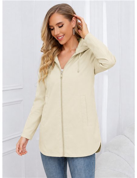 Parka reversibile con cappuccio