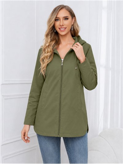 Parka reversibile con cappuccio