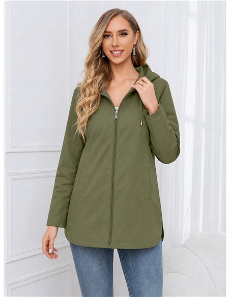 Parka reversibile con cappuccio