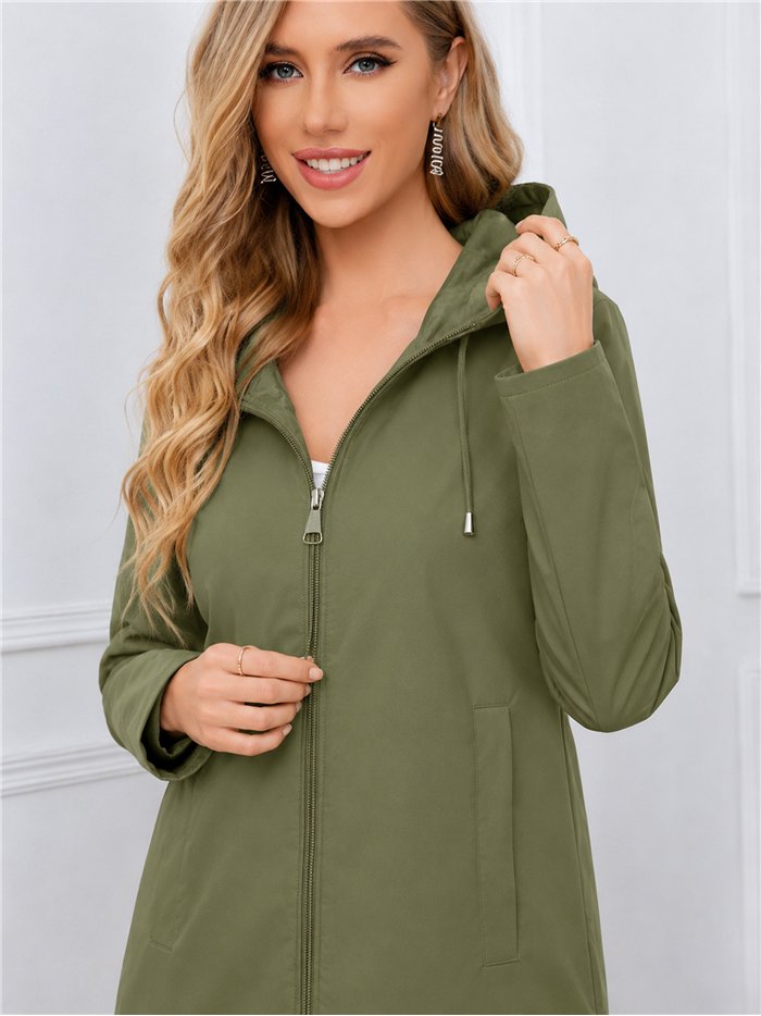 Parka reversibile con cappuccio