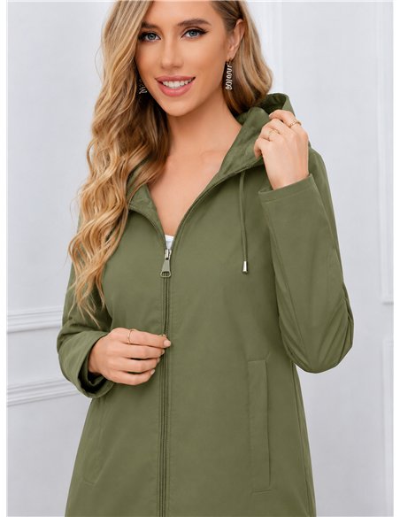 Parka reversibile con cappuccio