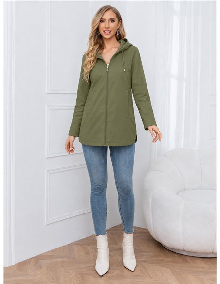 Parka reversibile con cappuccio