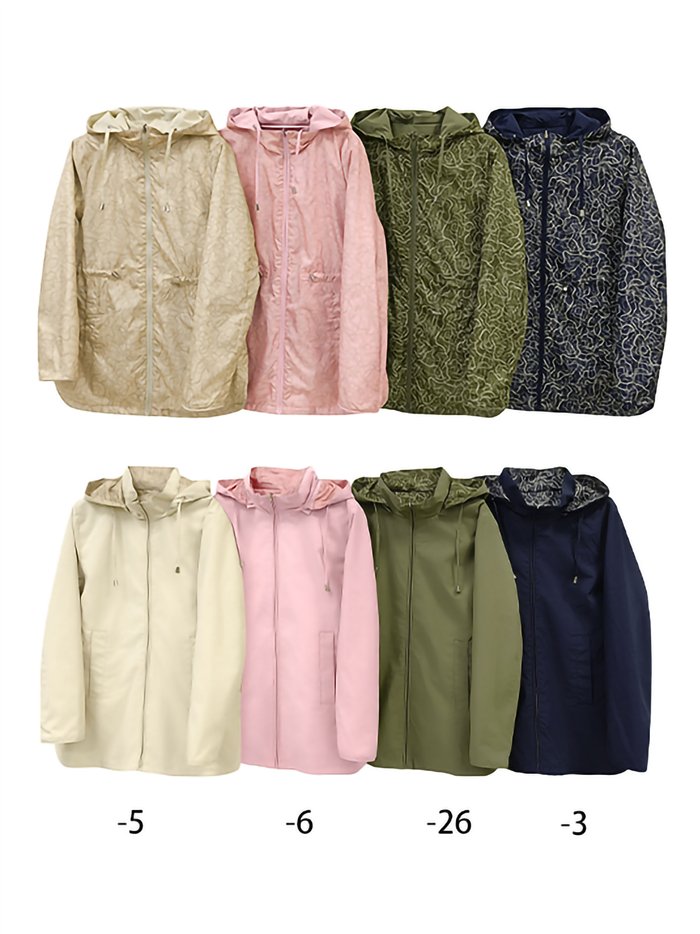 Parka reversibile con cappuccio