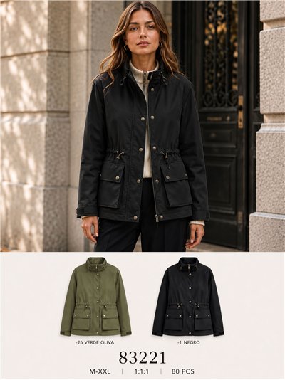Giacca utility con vita regolabile 2